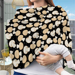 Champignon Mushroom Pattern Print Baby Seat Cover