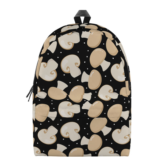 Champignon Mushroom Pattern Print Backpack