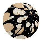 Champignon Mushroom Pattern Print Basketball