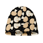 Champignon Mushroom Pattern Print Beanie