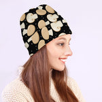Champignon Mushroom Pattern Print Beanie