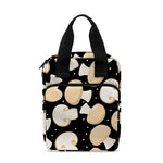 Champignon Mushroom Pattern Print Bible Tote Bag