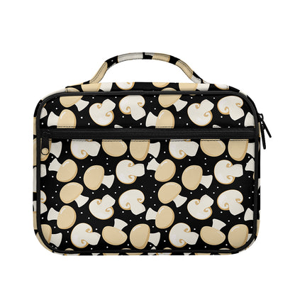 Champignon Mushroom Pattern Print Briefcase Bible Bag