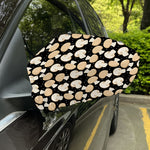 Champignon Mushroom Pattern Print Car Side Mirror Covers