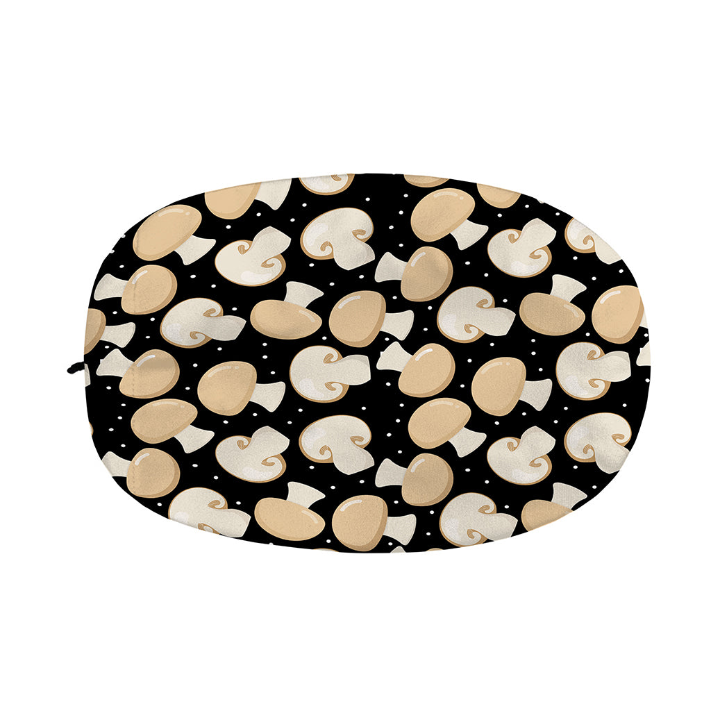 Champignon Mushroom Pattern Print Car Side Mirror Covers