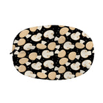 Champignon Mushroom Pattern Print Car Side Mirror Covers