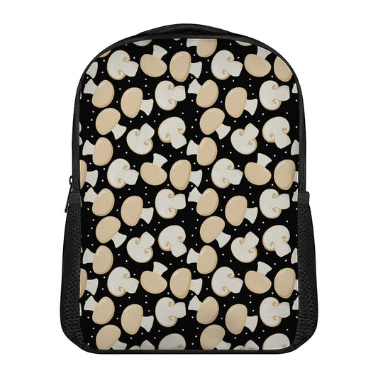 Champignon Mushroom Pattern Print Casual Backpack