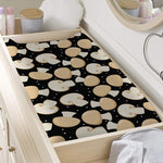 Champignon Mushroom Pattern Print Changing Pad Cover