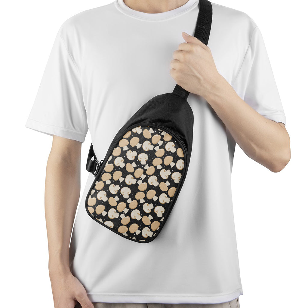 Champignon Mushroom Pattern Print Chest Bag