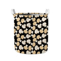 Champignon Mushroom Pattern Print Collapsible Laundry Basket