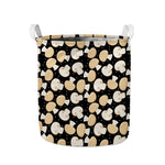Champignon Mushroom Pattern Print Collapsible Laundry Basket