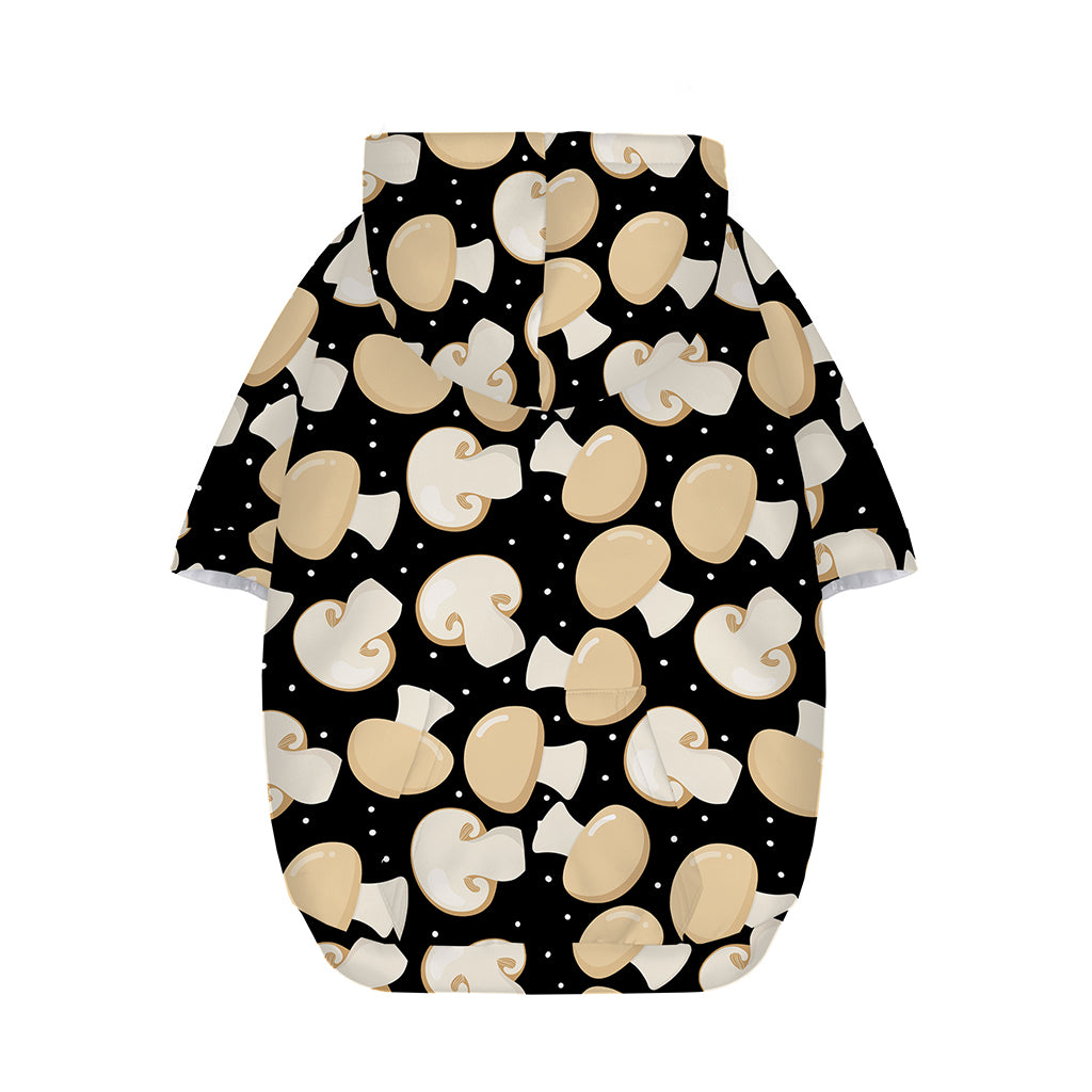 Champignon Mushroom Pattern Print Dog Zip Up Hoodie