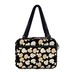 Champignon Mushroom Pattern Print Double Strap Bible Bag