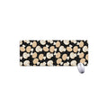 Champignon Mushroom Pattern Print Extended Mouse Pad