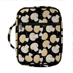 Champignon Mushroom Pattern Print Front Pocket Bible Bag
