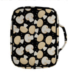 Champignon Mushroom Pattern Print Front Pocket Bible Bag