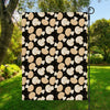 Champignon Mushroom Pattern Print Garden Flag