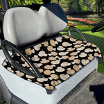Champignon Mushroom Pattern Print Golf Cart Seat Cover