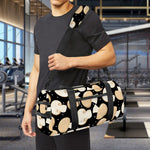 Champignon Mushroom Pattern Print Gym Bag