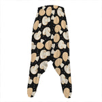 Champignon Mushroom Pattern Print Hammer Pants