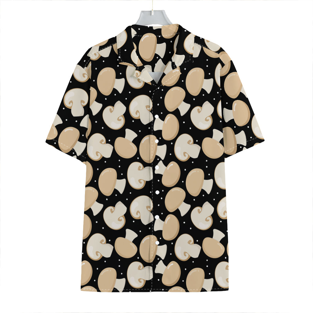 Champignon Mushroom Pattern Print Hawaiian Shirt