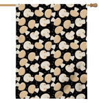 Champignon Mushroom Pattern Print House Flag