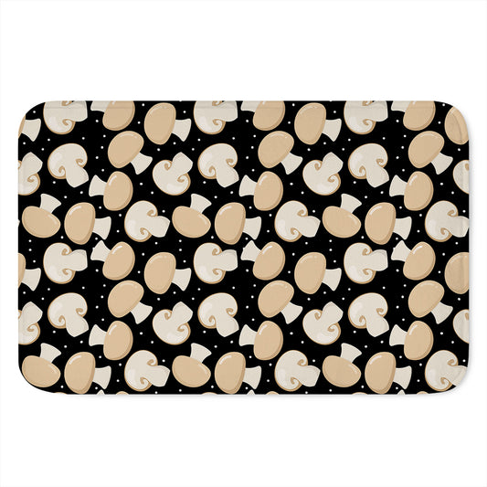 Champignon Mushroom Pattern Print Indoor Door Mat