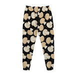 Champignon Mushroom Pattern Print Jogger Pants