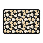 Champignon Mushroom Pattern Print Kitchen Mat