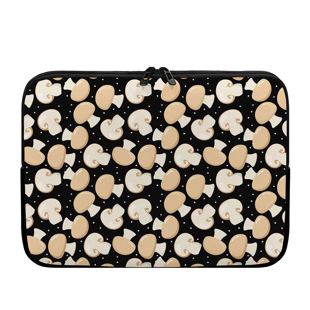 Champignon Mushroom Pattern Print Laptop Sleeve
