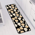 Champignon Mushroom Pattern Print Long Kitchen Mat