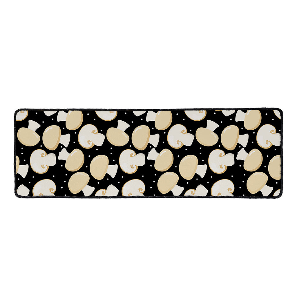 Champignon Mushroom Pattern Print Long Kitchen Mat