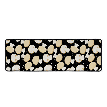 Champignon Mushroom Pattern Print Long Kitchen Mat