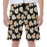 Champignon Mushroom Pattern Print Men's Beach Shorts