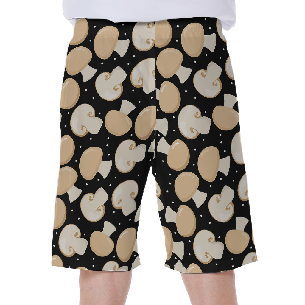 Champignon Mushroom Pattern Print Men's Beach Shorts