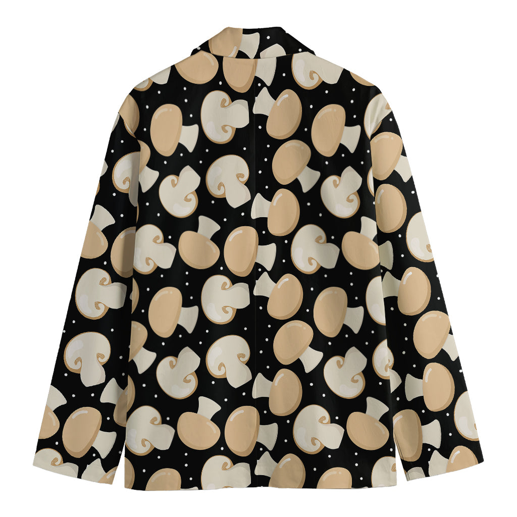 Champignon Mushroom Pattern Print Men's Blazer