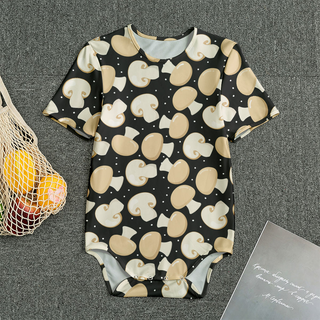 Champignon Mushroom Pattern Print Men's Bodysuit