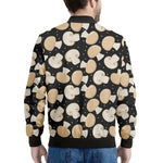 Champignon Mushroom Pattern Print Men's Bomber Jacket