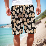 Champignon Mushroom Pattern Print Men's Cargo Shorts