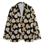 Champignon Mushroom Pattern Print Men's Cotton Blazer