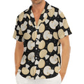 Champignon Mushroom Pattern Print Men's Deep V-Neck Shirt