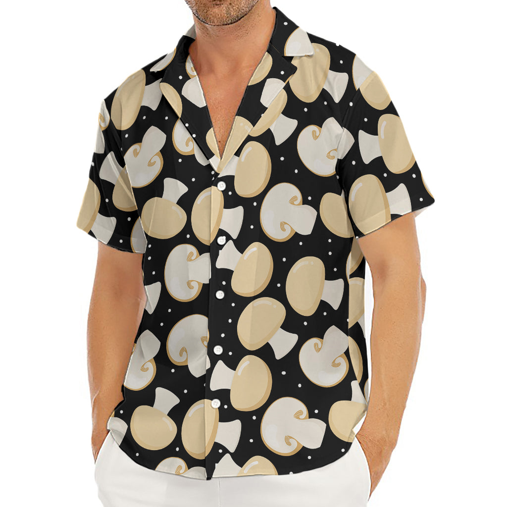 Champignon Mushroom Pattern Print Men's Deep V-Neck Shirt