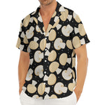 Champignon Mushroom Pattern Print Men's Deep V-Neck Shirt