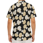 Champignon Mushroom Pattern Print Men's Deep V-Neck Shirt