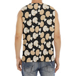 Champignon Mushroom Pattern Print Men's Fitness Tank Top