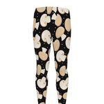 Champignon Mushroom Pattern Print Men's leggings