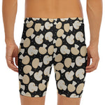 Champignon Mushroom Pattern Print Men's Long Boxer Briefs