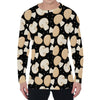 Champignon Mushroom Pattern Print Men's Long Sleeve T-Shirt