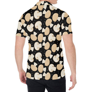 Champignon Mushroom Pattern Print Men's Shirt