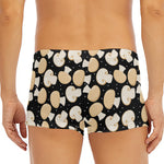 Champignon Mushroom Pattern Print Men's Short Boxer Briefs